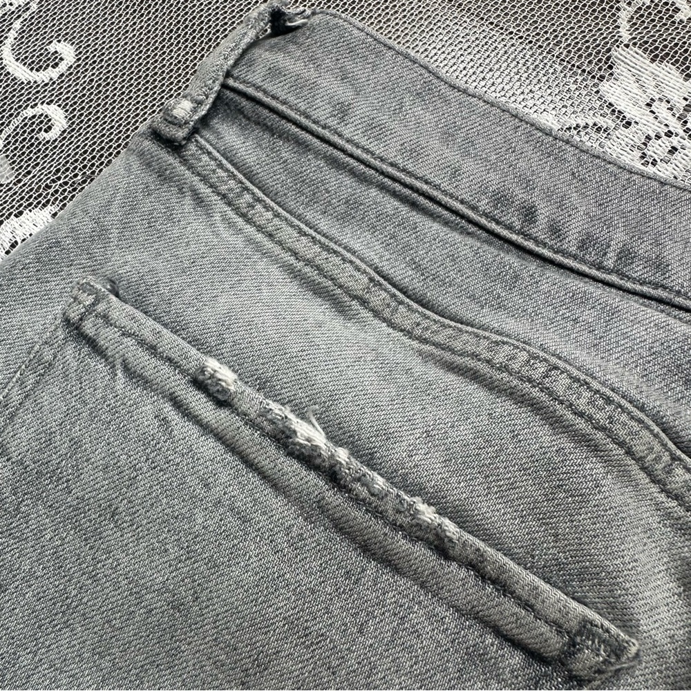 AGOLDE  TONI Mid Rise Straight Slim Ankle Jeans Gray size 26 - Picture 8 of 16
